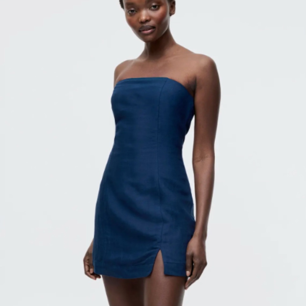 French Connection Birdie Strapless Body-Con Minidress